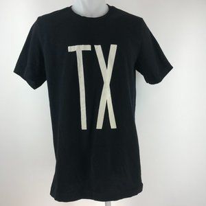 Texas - TX, Short Sleeve T-Shirt, Unisex, Black, NEW WITH TAG.